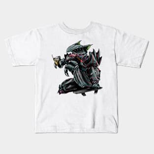 Alien Boss comics style Kids T-Shirt